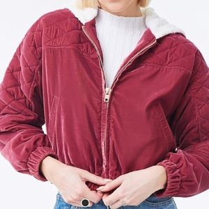 Velvet Sherpa jacket